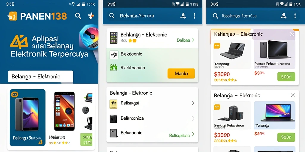 Tampilan antarmuka aplikasi PANEN138 yang modern dan fungsional.