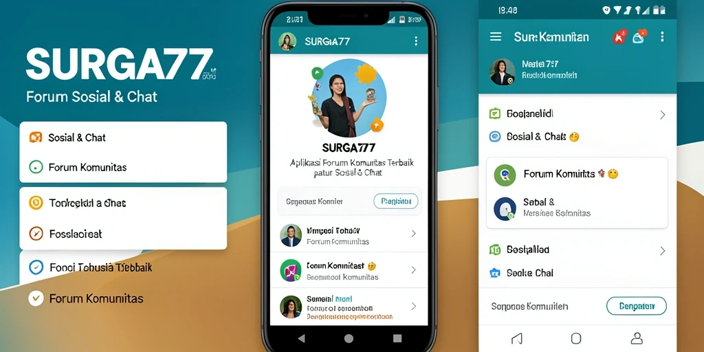 Antarmuka SURGA77 yang menarik dan mudah digunakan untuk interaksi sosial.